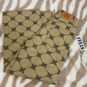 Urban Ohtfitter BDG High & Wide Tennis Print Jeans